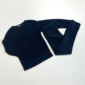 Ripzone Fleece Base Layer Set in Black size M